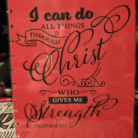 Handmade Double Sided Cover for BIG Happy Planner - Picture 8 of 12